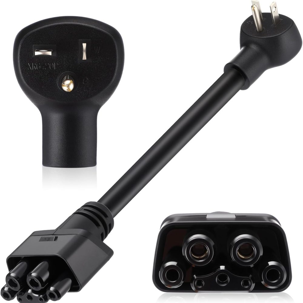 16" 6-20 Adapter Compatible with Tesla Gen 2 Mobile Portable Charger Connect Mobile Charger to 240V 6-20P Outlet at 16 Amp Adapter Handle(Not Compatible with pre-2018 Model S/X Vehicles)