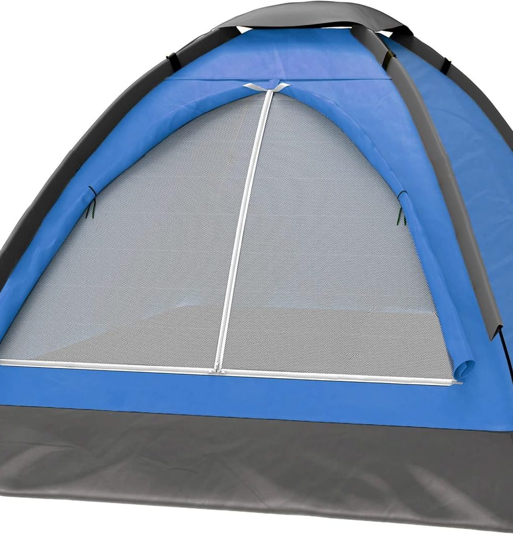 2-Person Dome Tent – Easy Set Up Shelter with Rain Fly and Carrying Bag for Camping