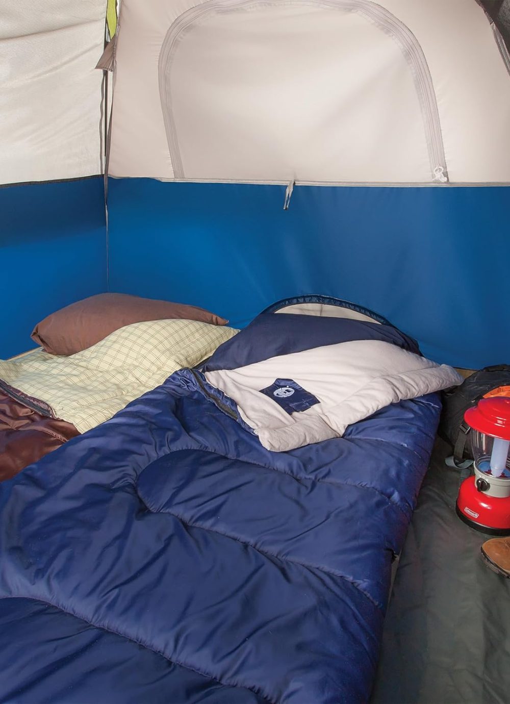 Coleman Brazos 20/30°F Adult Cool-Weather Sleeping Bag with No-Snag Zipper & Stuff Sack, Machine Washable, Great for Camping, Traveling, Guests, & More - Image 5